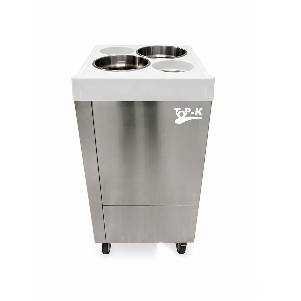 Vitrina frigorifica pentru inghetata STAF59 cu capace inox, 2 x 2,5 lt + 2 x 7,5 lt - 2