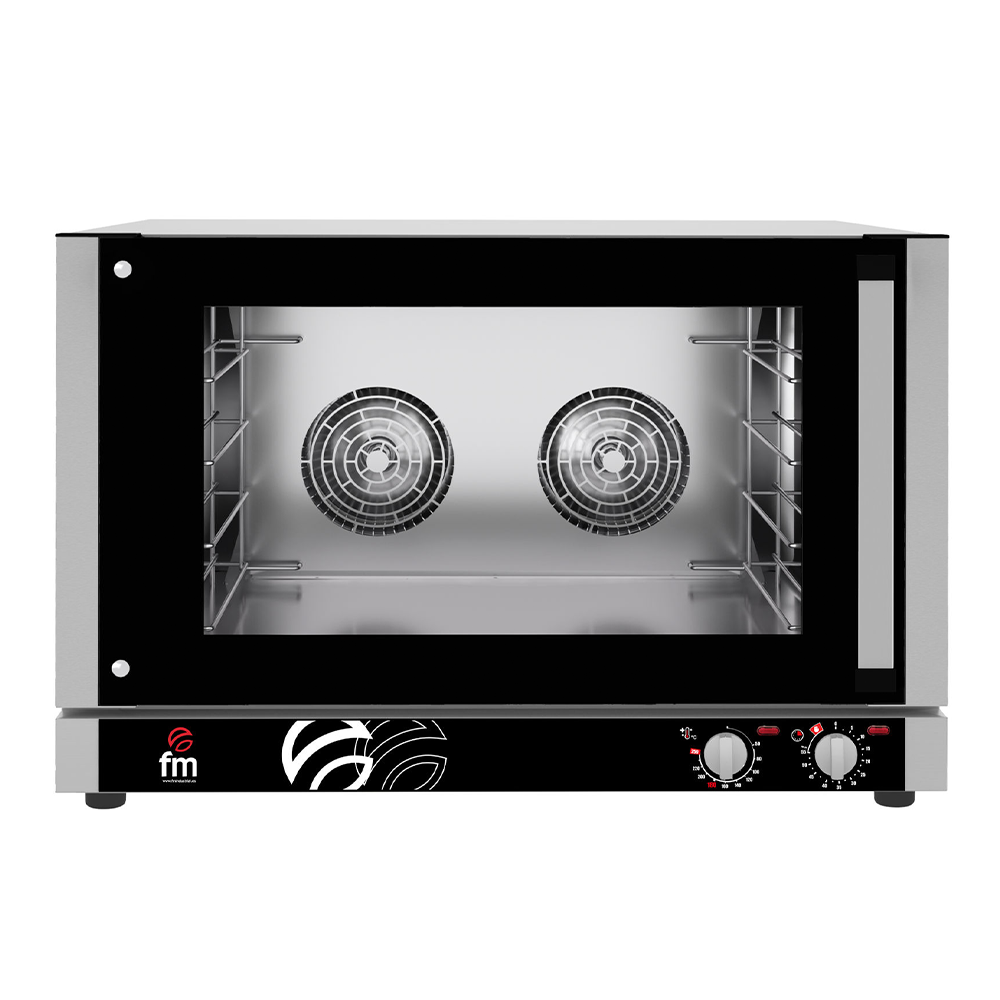 Cuptor profesional patiserie / gastronomie FM electric cu 4 tavi si panou de control mecanic - 0