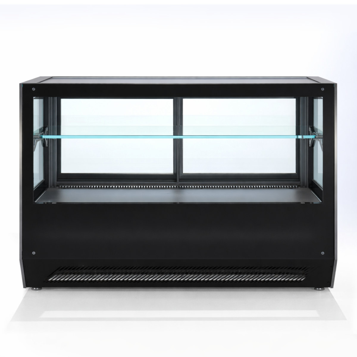 Vitrina frigorifica de banc cu Iluminare interioara LED, motor interior, refrigerare ventilata, dezghetare manuala - 4