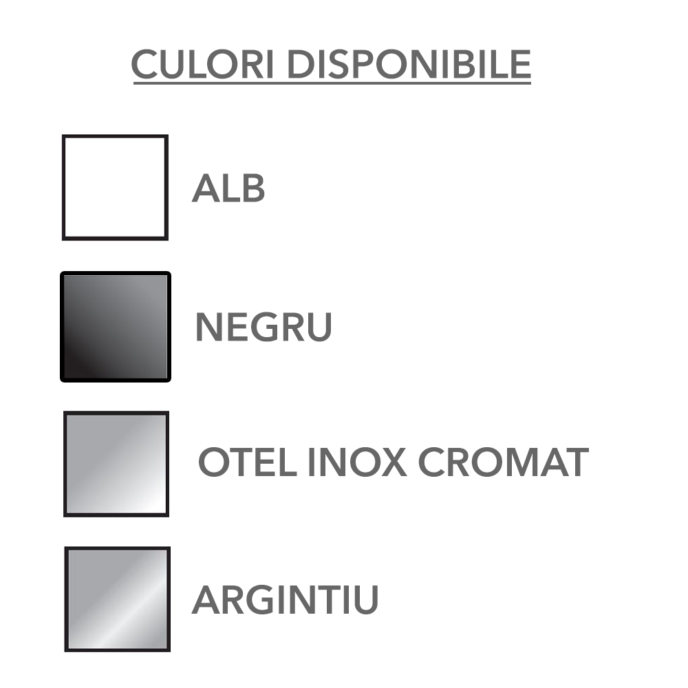 Vitrina calda de banc, 2 polite, geam drept 90 cm - 2