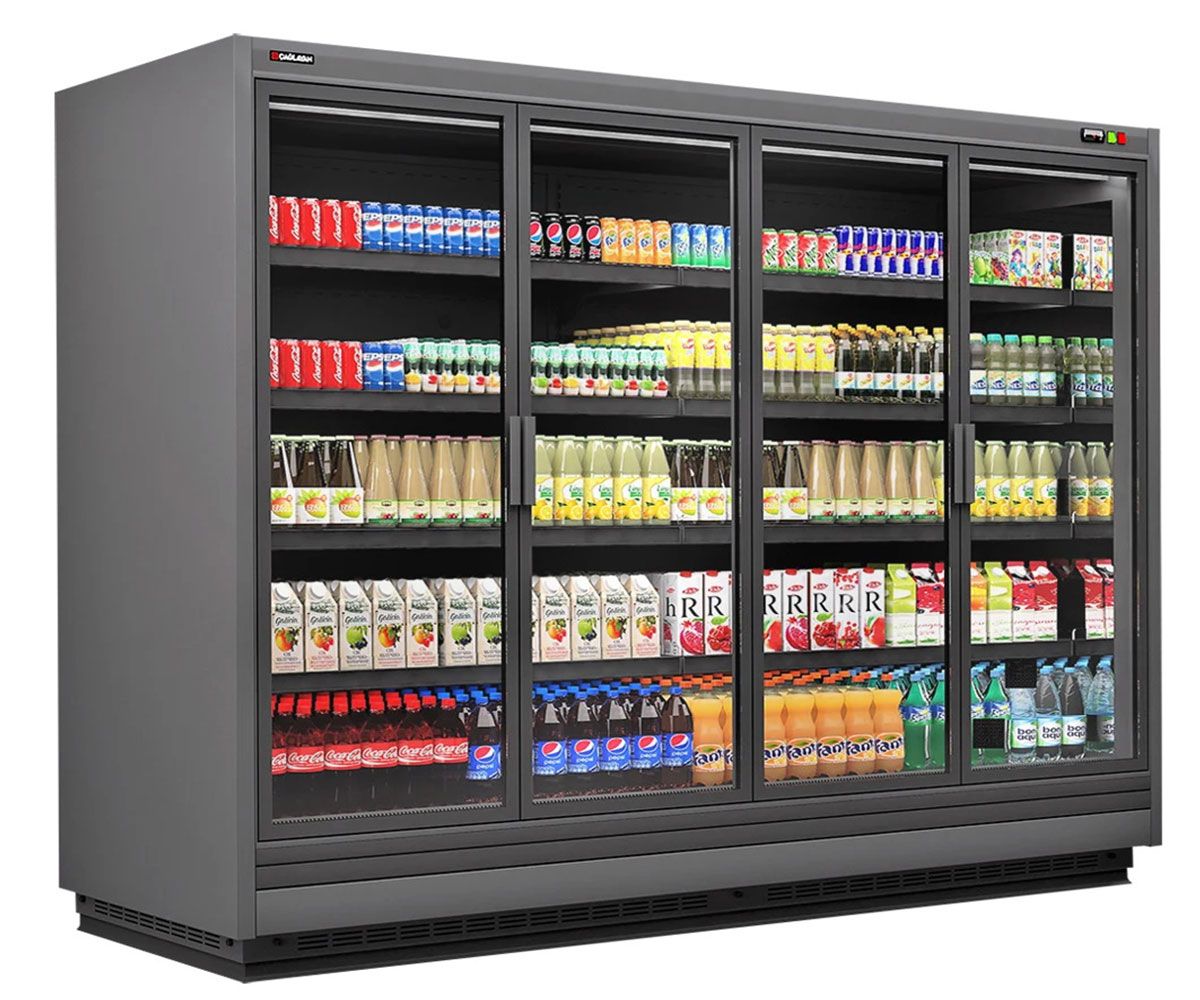 Raft frigorific pentru carne-mezeluri-lactate-bauturi 187 cm - motor exterior - 0