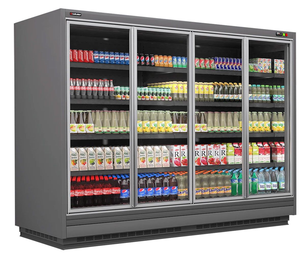 Raft frigorific pentru carne-mezeluri-lactate-bauturi 187 cm - motor exterior - 0