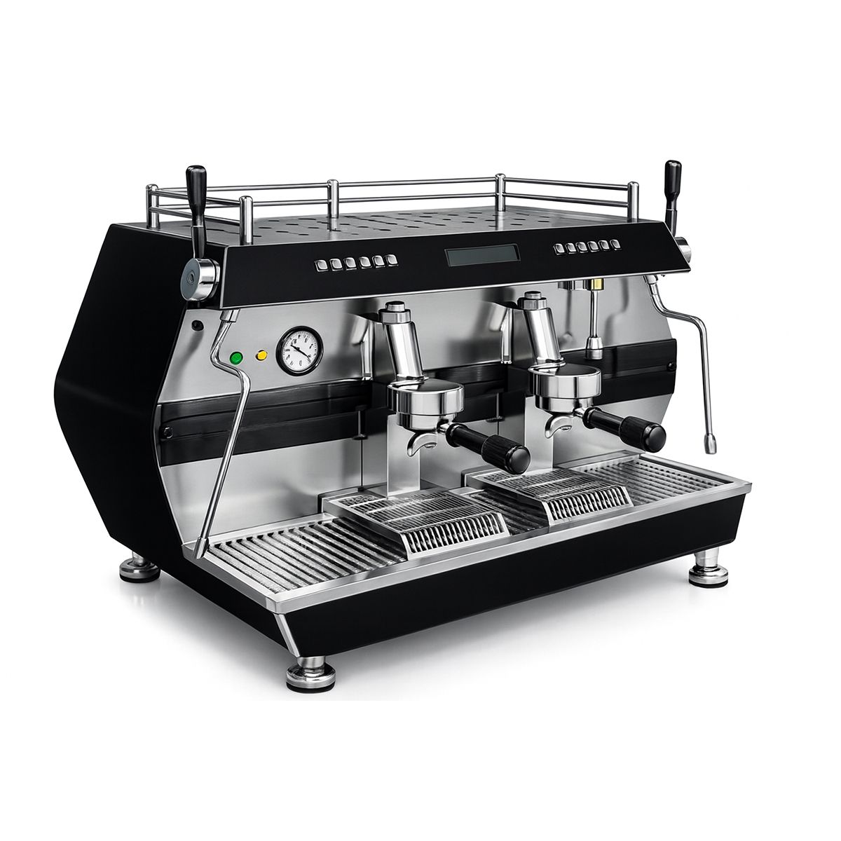 Espressor automat Cappuccino cu 2 grupuri, INOX, 11 L, 4.5 kW - 1