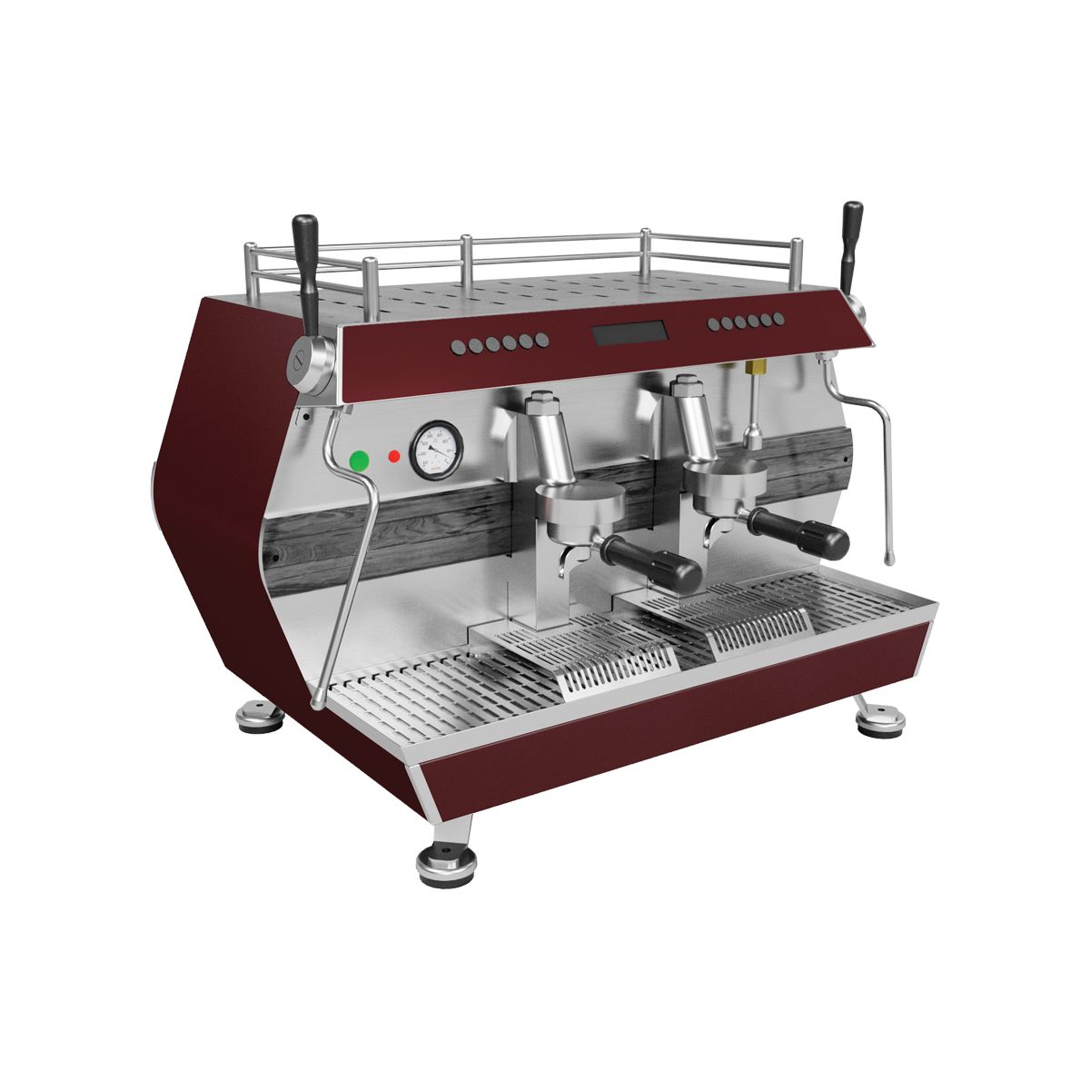 Espressor automat Cappuccino cu 2 grupuri, INOX, 11 L, 4.5 kW - 4
