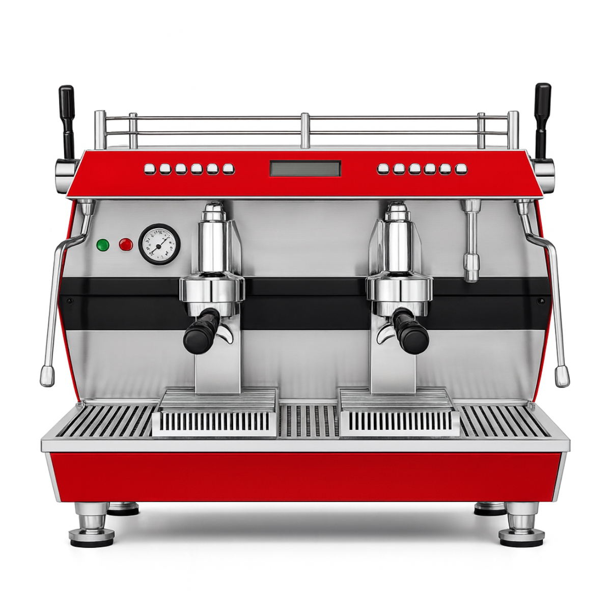 Espressor automat Cappuccino cu 2 grupuri, INOX, 11 L, 4.5 kW - 0