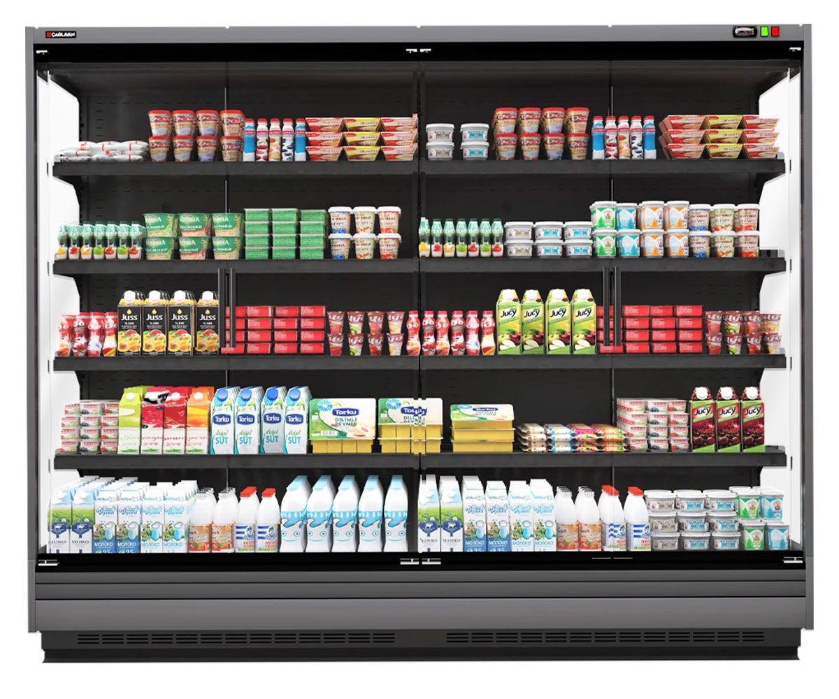 Raft frigorific pentru carne-mezeluri-lactate-bauturi 94 cm - motor exterior - 1