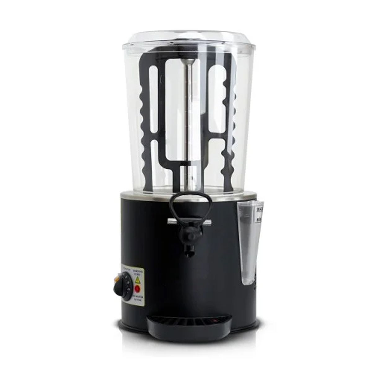 Dispenser pentru bauturi calde, ciocolata calda, supa, cafea, lapte cald, ceai, vin fiert, panou analog, capacitate 10L - 0