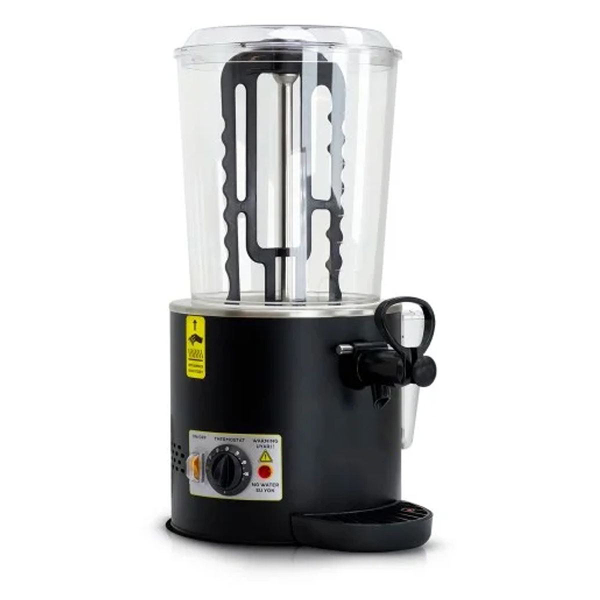 Dispenser pentru bauturi calde, ciocolata calda, supa, cafea, lapte cald, ceai, vin fiert, panou analog, capacitate 10L - 2