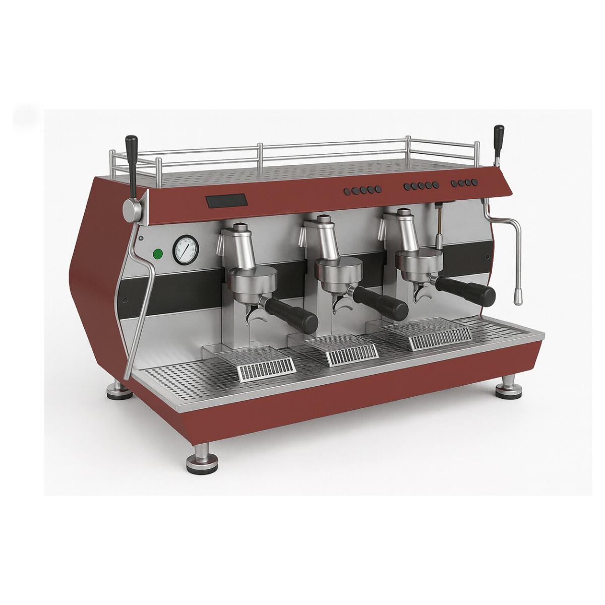 Espressor automat Cappuccino cu 3 grupuri, INOX, 19 L, 5 kW - 3