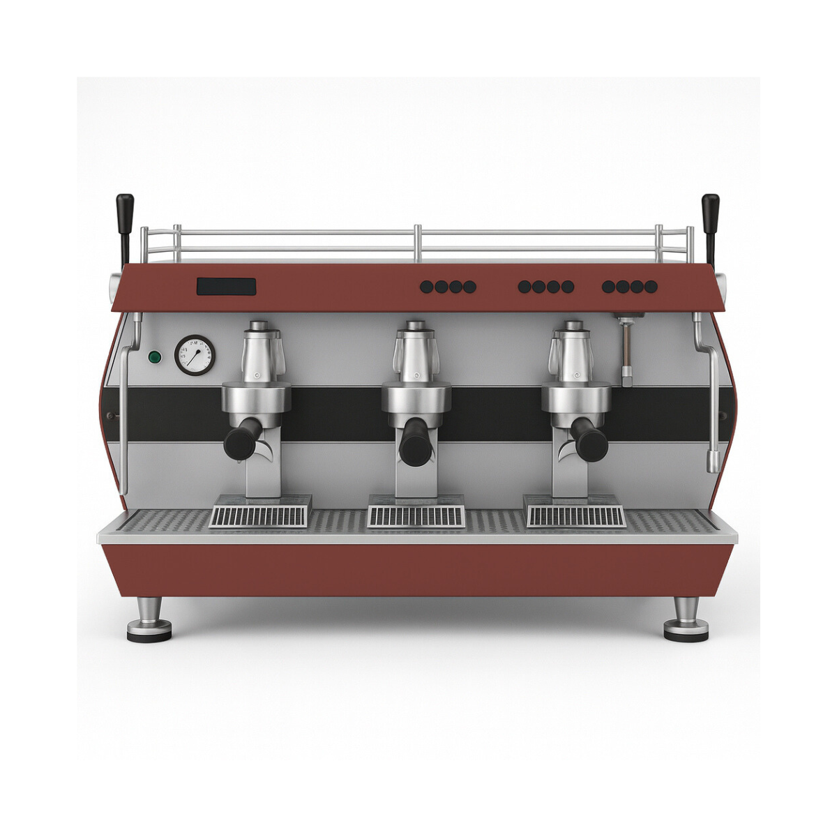 Espressor automat Cappuccino cu 3 grupuri, INOX, 19 L, 5 kW - 4