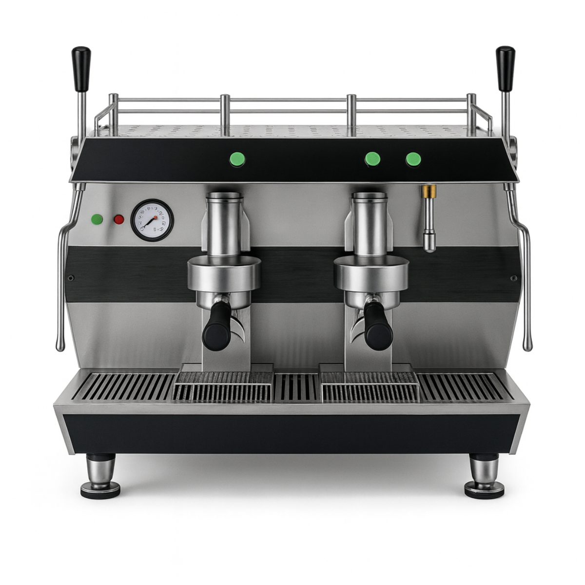 Espressor automat Cappuccino cu 2 grupuri, INOX, 11 L, 4.5 kW - 2
