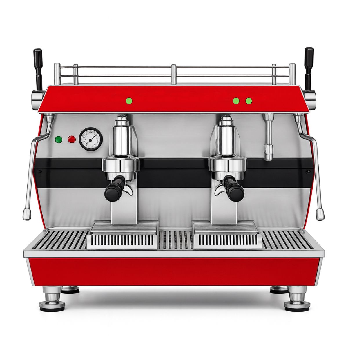 Espressor automat Cappuccino cu 2 grupuri, INOX, 11 L, 4.5 kW - 0