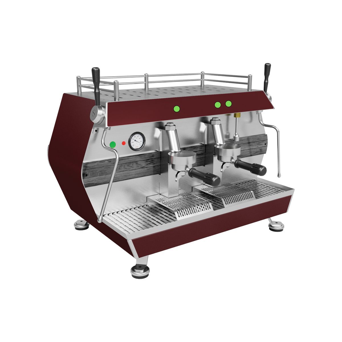 Espressor automat Cappuccino cu 2 grupuri, INOX, 11 L, 4.5 kW - 7