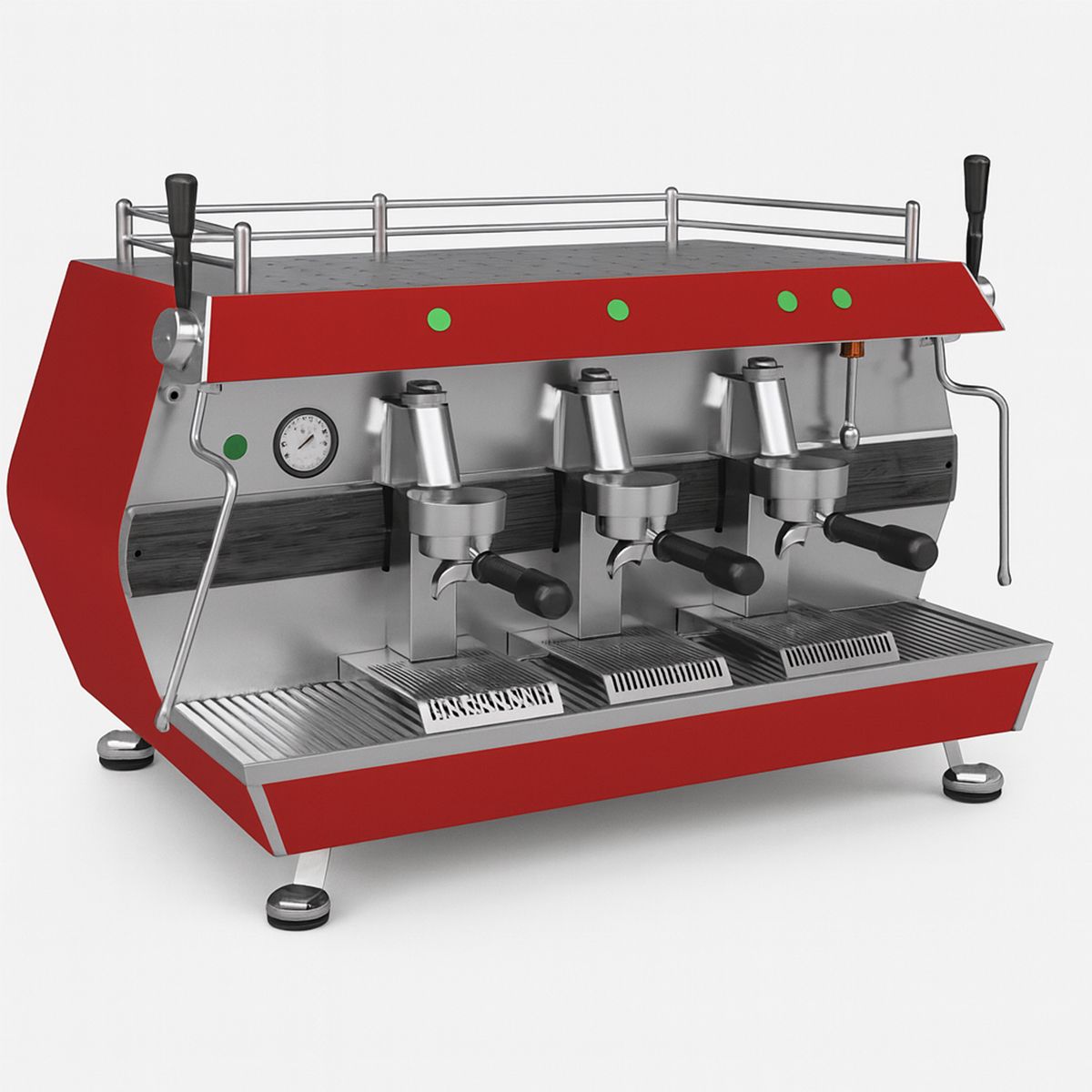 Espressor automat Cappuccino cu 3 grupuri, INOX, 19 L, 5 kW - 2