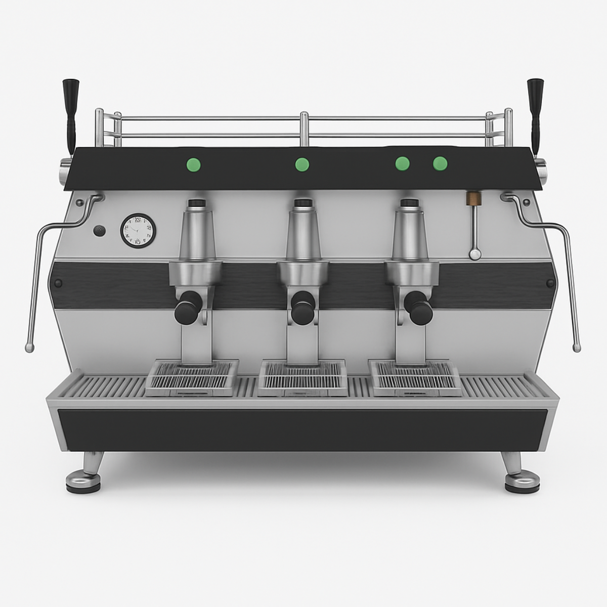 Espressor automat Cappuccino cu 3 grupuri, INOX, 19 L, 5 kW - 3