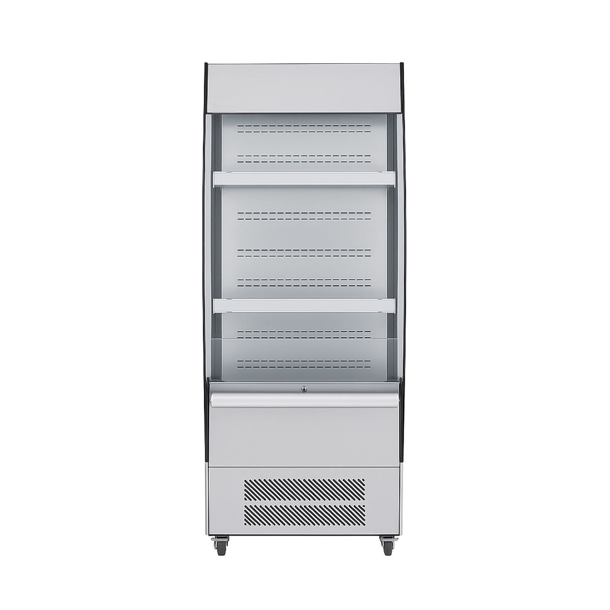 Raft frigorific pentru bauturi cu perdea de aer 180 LT, Iluminare interioara LED, +2 °C / +10 °C - 1