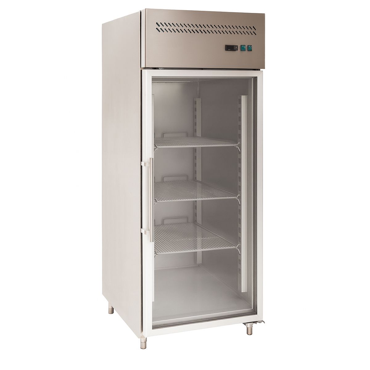Dulap de congelare vertical inox cu 1 usa, 650 LT, -18°C / -22°C - 1