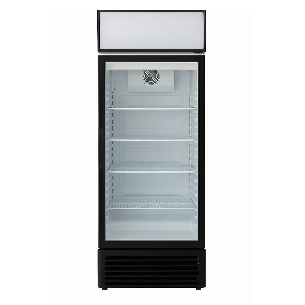 Vitrina frigorifica verticala cu 1 usa din sticla, 331 L, Iluminare interioara LED, +2°C / +8°C - 1