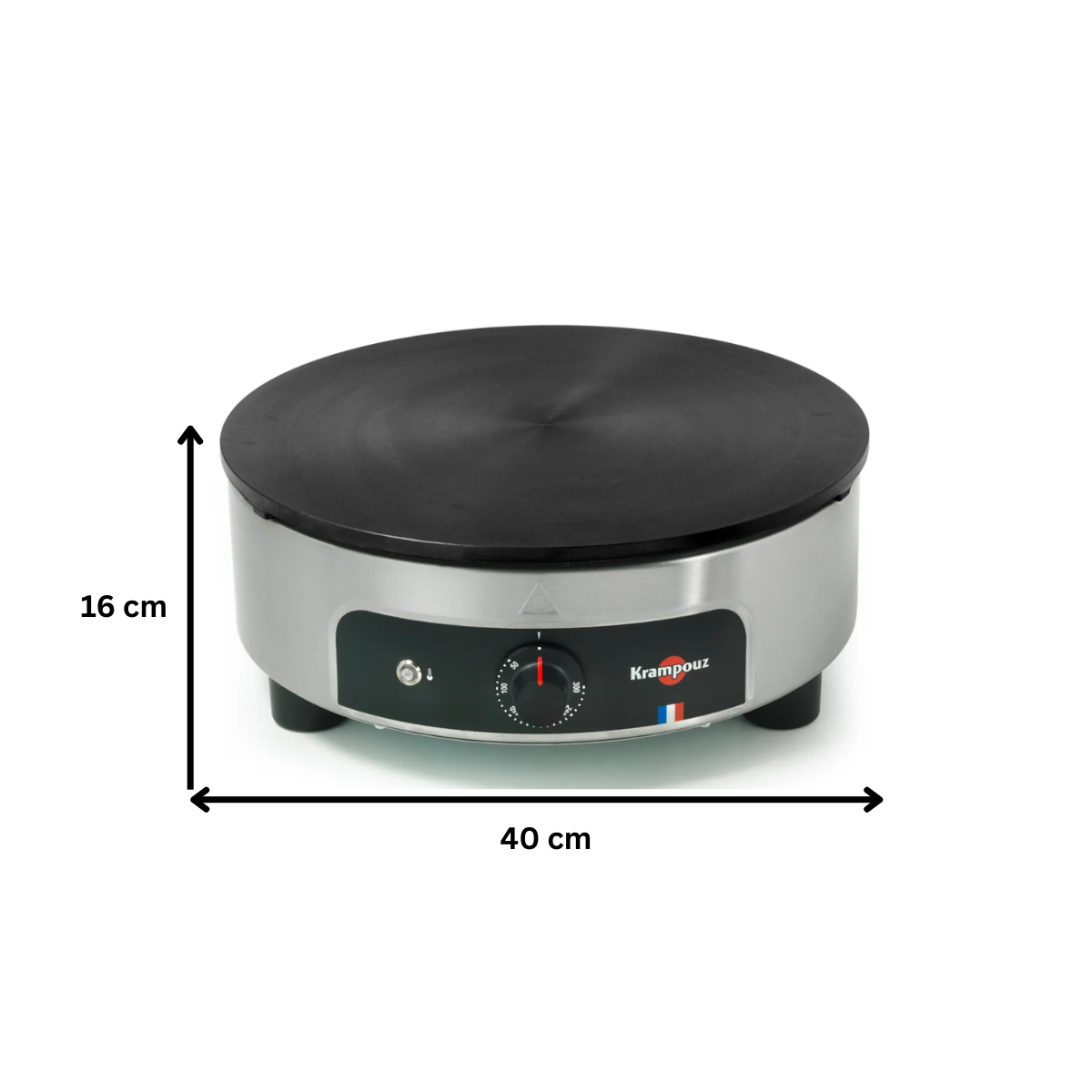 Crepiera electrica pentru clatite KRAMPOUZ cu 1 plita diam. 40 cm - 9