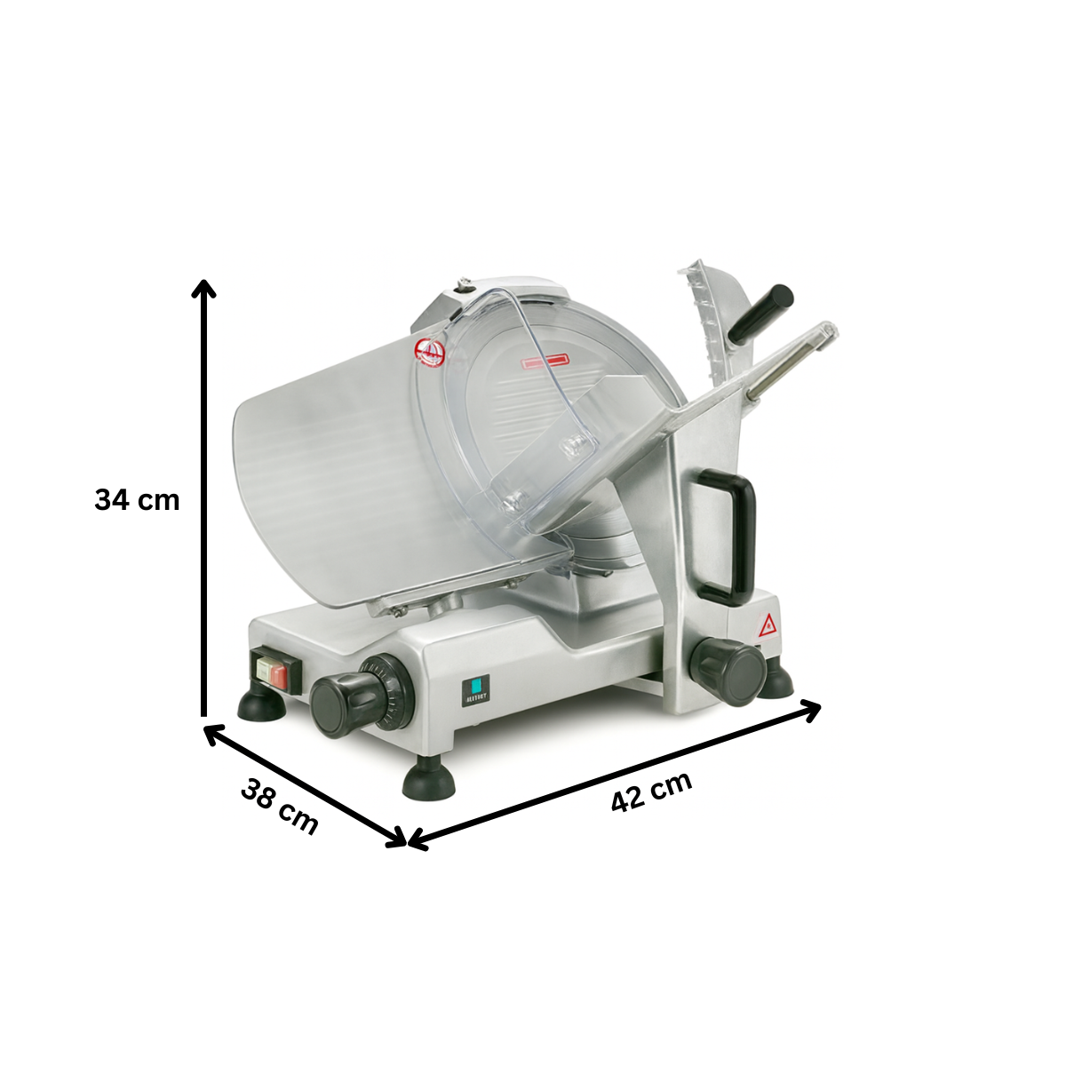 Feliator semi-automat mezeluri si carne cu diametru 22 cm - 3