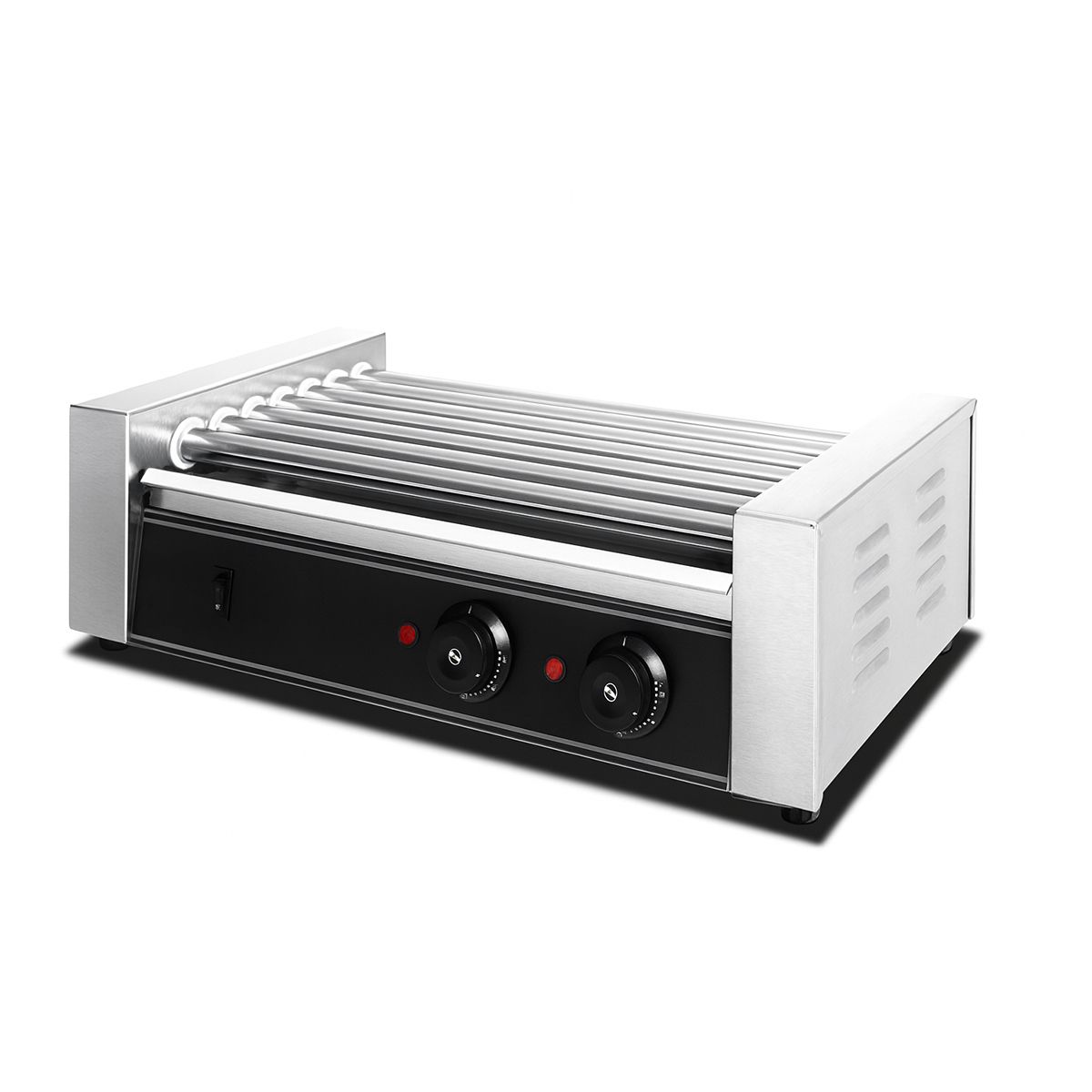 Grill pentru hot-dog electric, tip roller grill, inox, cu 7 role - 0