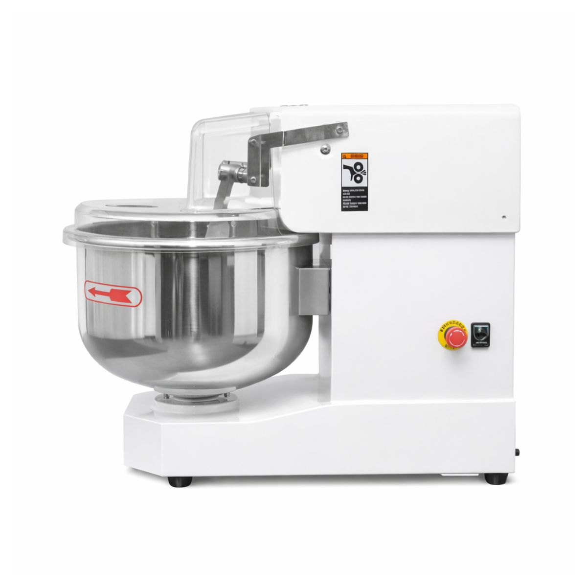 Malaxor pentru aluat cu brat dublu, capacitate 30 LT, inox, 90 kg, 5 viteze variabile, bol fix - 1