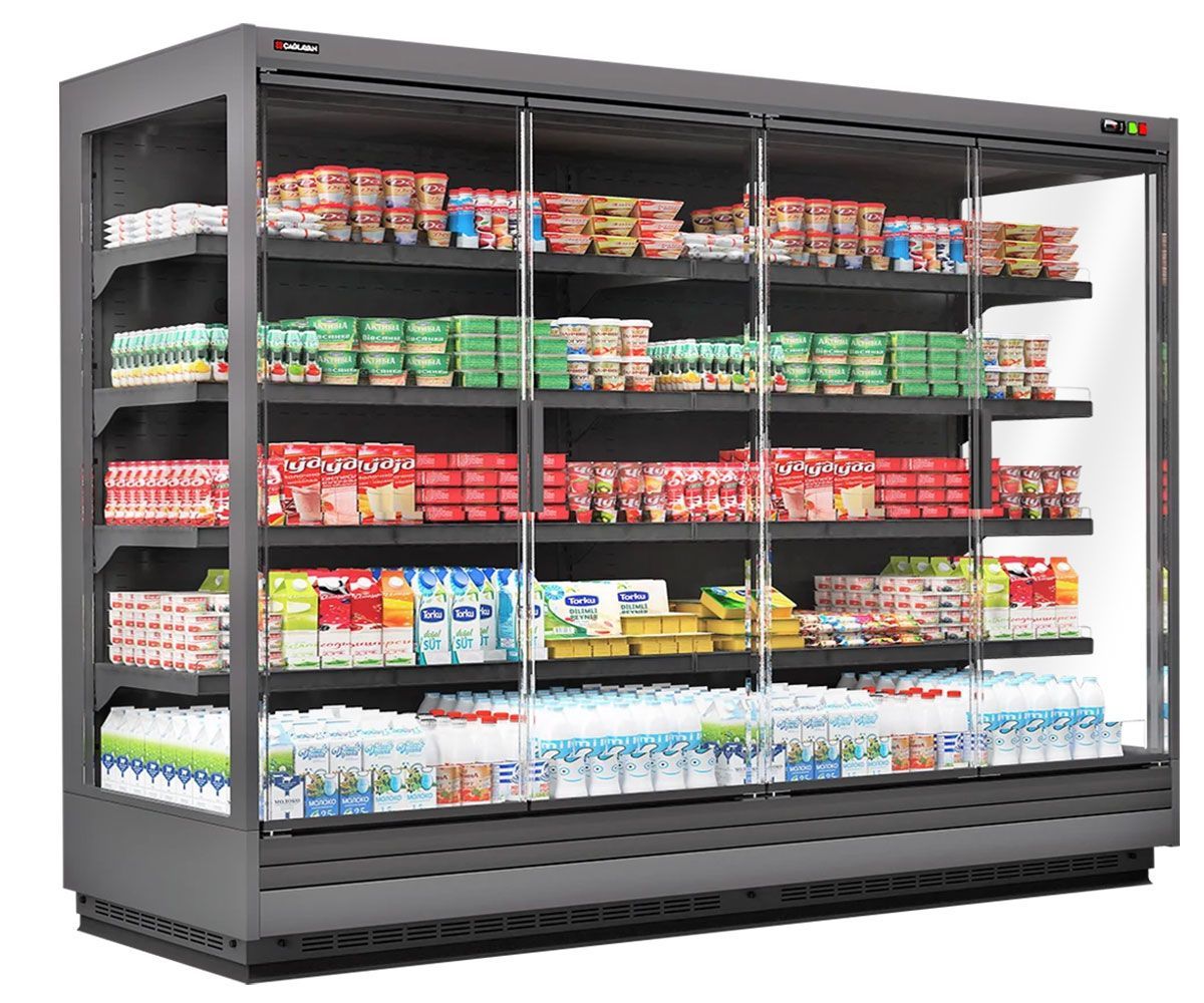 Raft frigorific pentru carne-mezeluri-lactate-bauturi 125 cm - motor exterior - 0