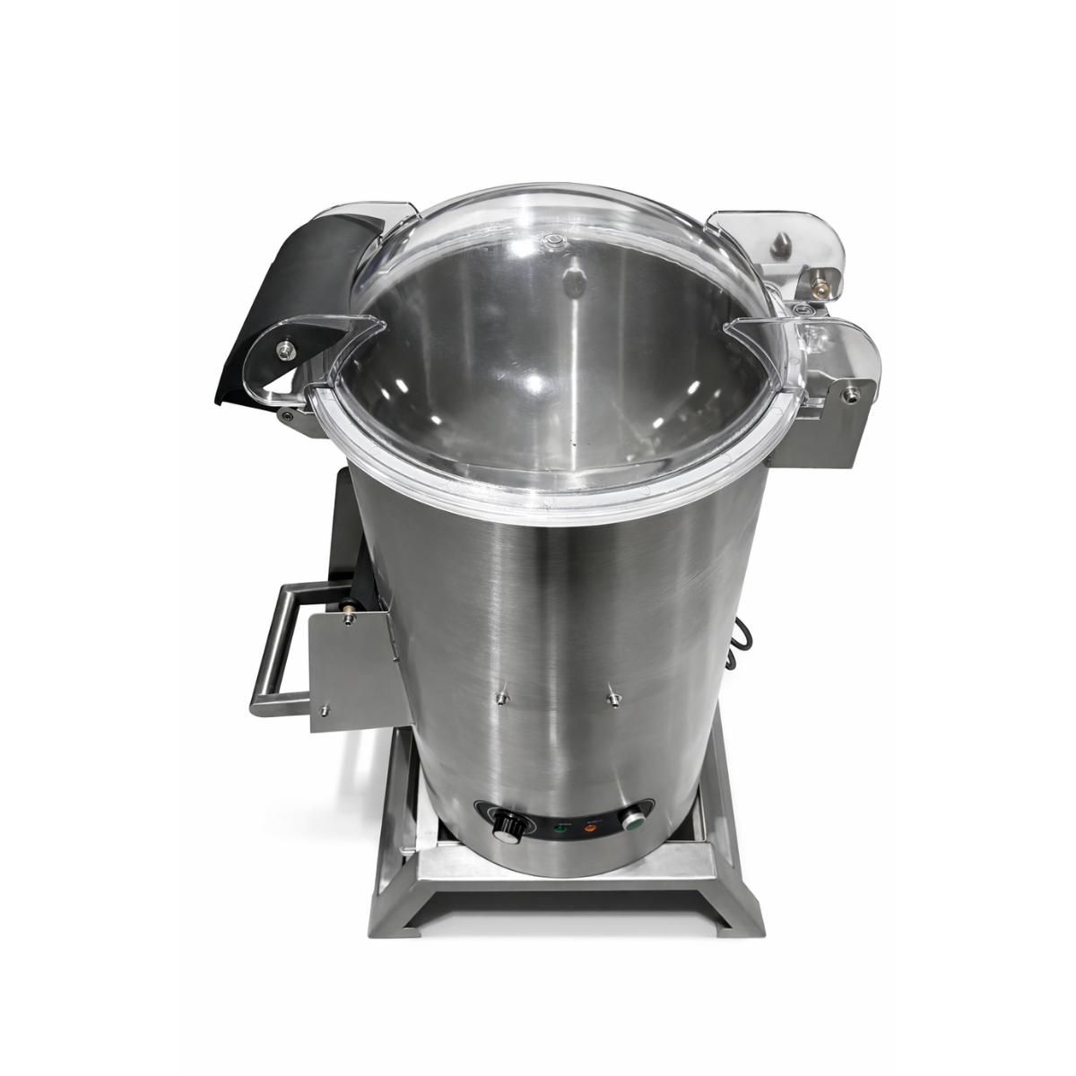 Masina electrica profesionala din otel inoxidabil pentru curatat cartofi, capacitate 10 - 15 kg - 4