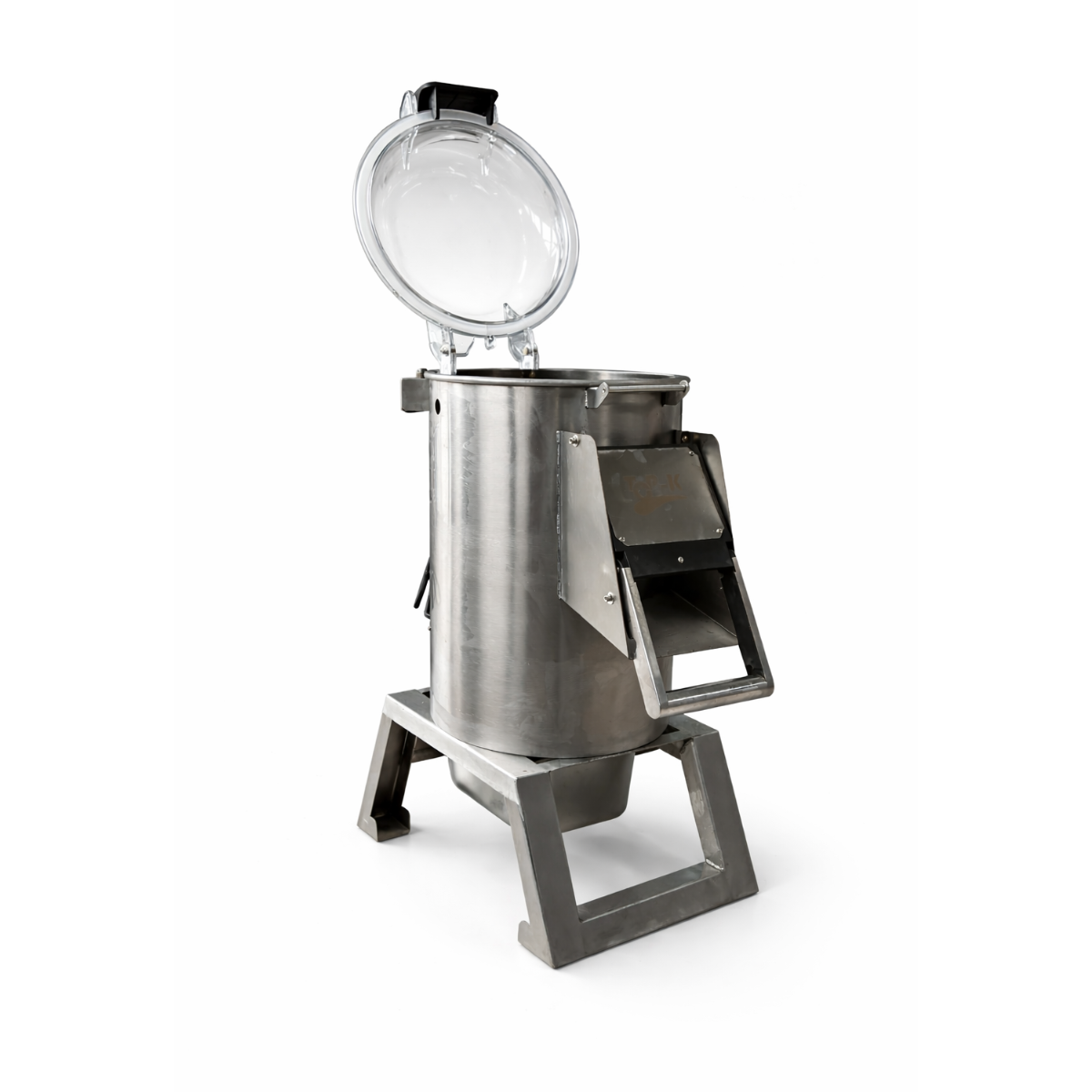 Masina electrica profesionala din otel inoxidabil pentru curatat cartofi, capacitate 10 - 15 kg - 5