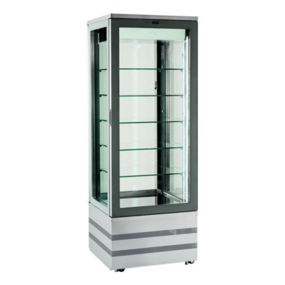 Vitrina congelare verticala cu 1 usa din sticla, 430 L, Iluminare interioara LED, -15°C / -25°C - 0