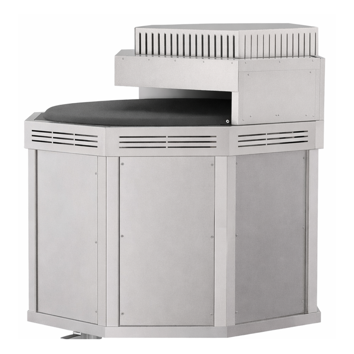 Aparat profesional de facut lipie cu plita rotativa, electric 102*102*107 cm - 1