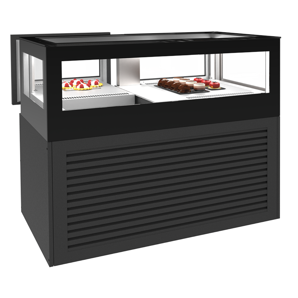 Vitrina frigorifica orizontala, 2 sertare Frenox, sistem racire extern, ciocolata și praline, 130 Lt, 130*70*110 cm - 0