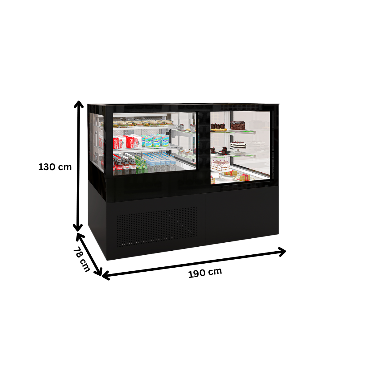 Vitrina frigorifica self-service pentru prajituri, sucuri, sandvisuri, Frenox, capacitate: 700 LT - 5