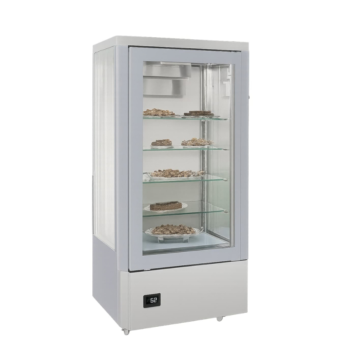 Vitrina frigorifica verticala Frenox, praline si produse din ciocolata, 400 Lt, 80*66*187 cm - 0