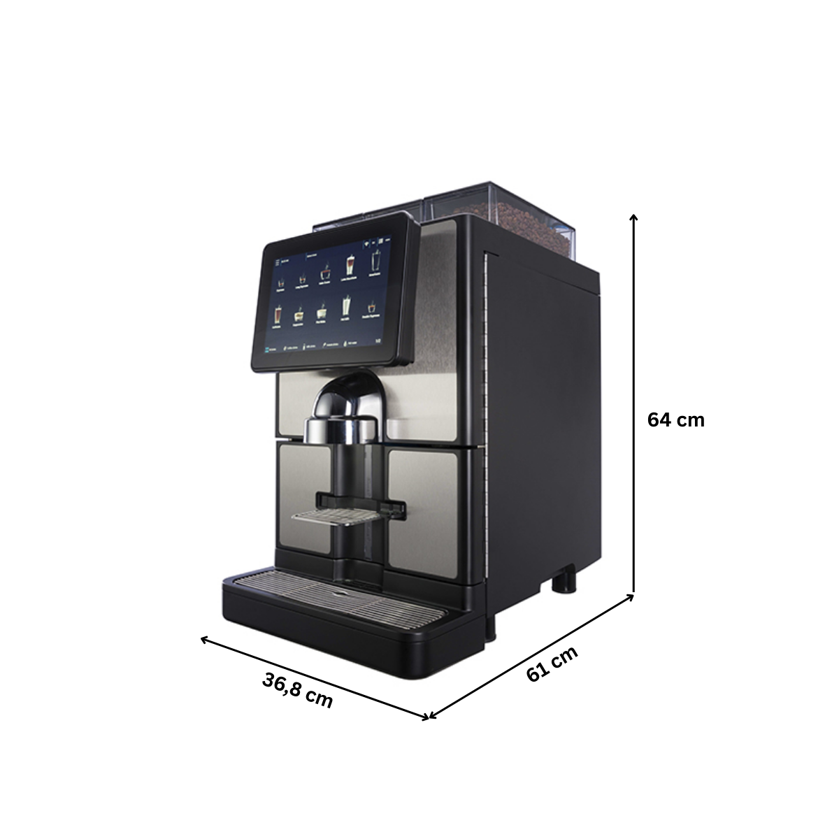 Automat de cafea profesional CARIMALI cu 3 compartimente, 150 cafele pe zi, lapte proaspat - 4