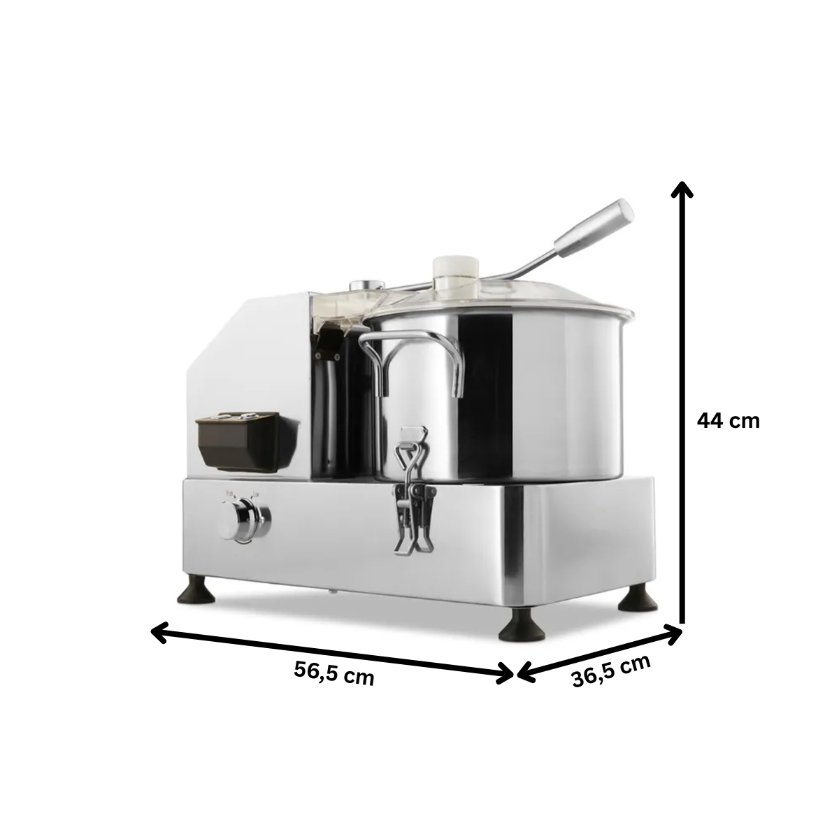 Cutter pentru taierea si amestecarea carnii, pestelui, nucilor, fructelor, legumelor, branzei si ciocolatei, capacitate 6 litri - 14