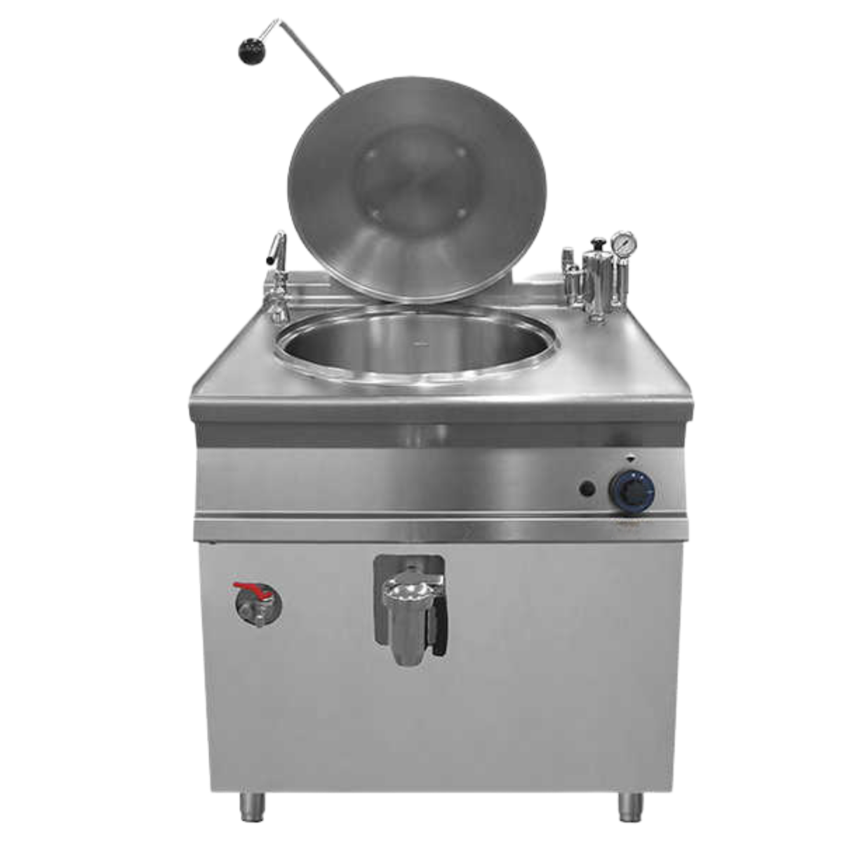 Marmita profesionala pe gaz, 80 Litri, incalzire indirecta, Aprindere Piezo, 12.5 kW, 80*70*90 cm - 3