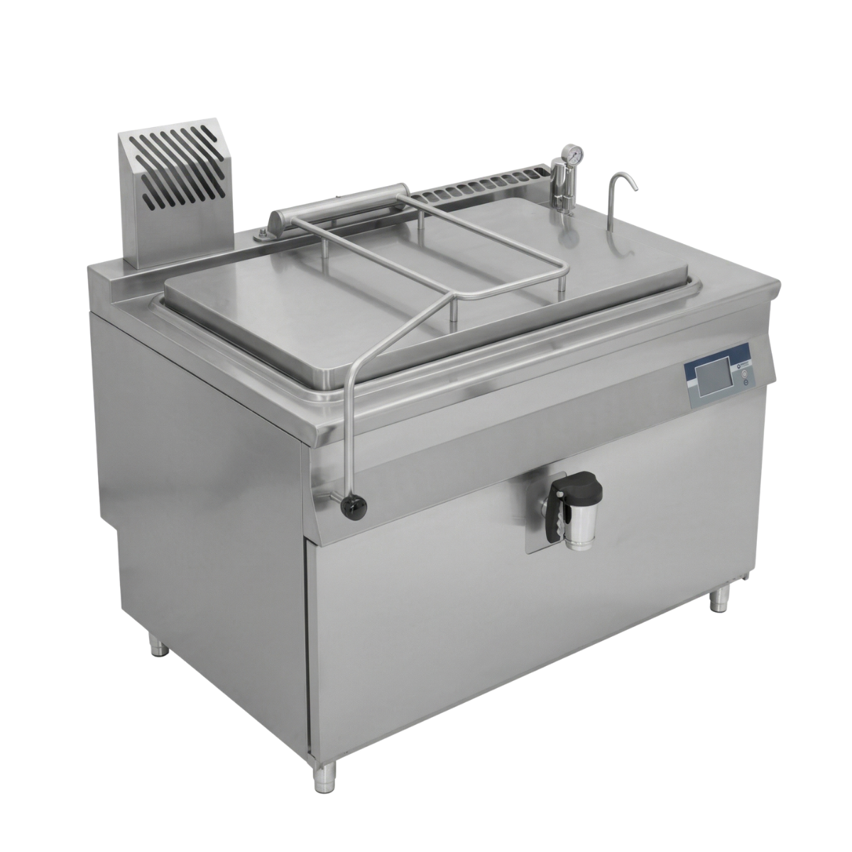 Marmita profesionala pe gaz 300 lt , Incalzire Indirecta, Ecran Tactil, Aprindere prin Ionizare, 32 kW, 135*90*90 cm - 3