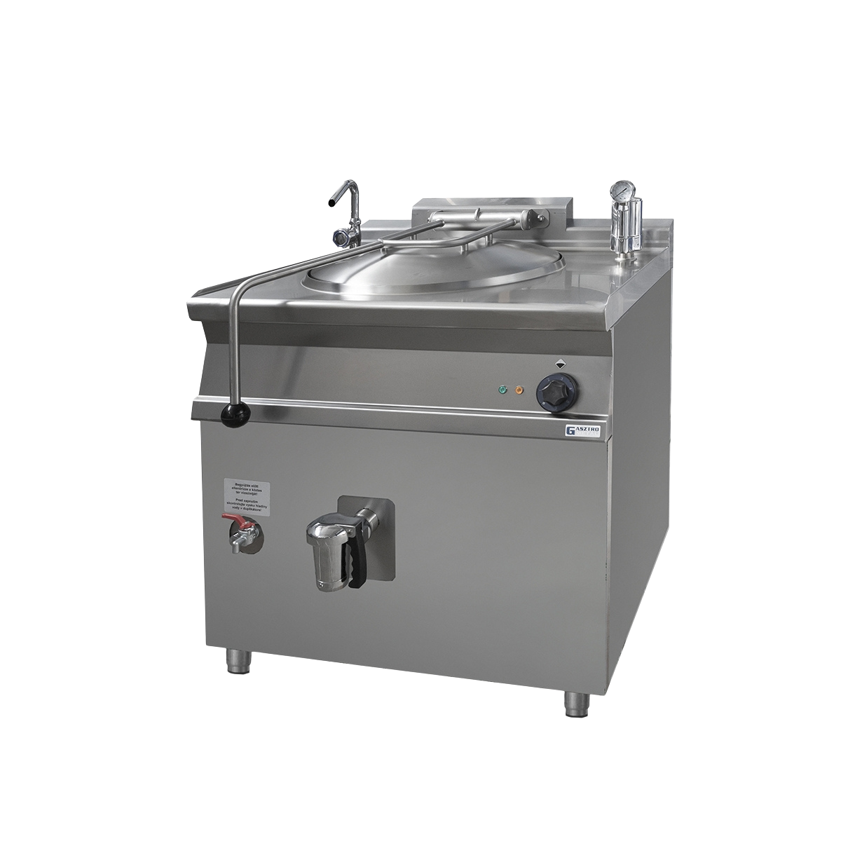 Marmita profesionala electrica 80 Lt, Incalzire Indirecta, Control Clasic, 12 kW, 80*70*90 cm - 0