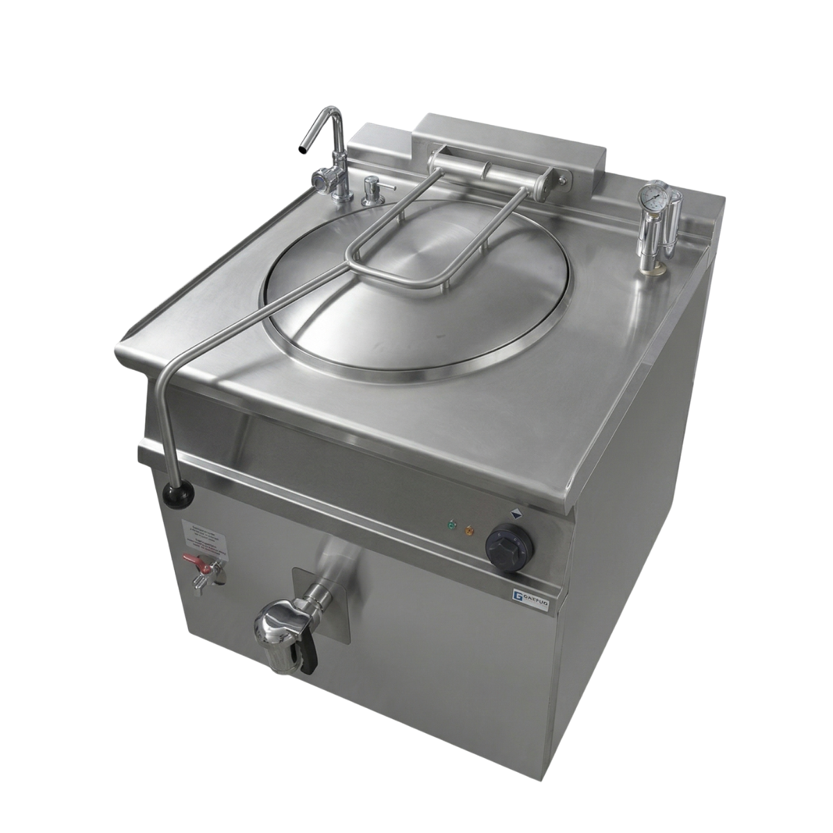 Marmita profesionala electrica 80 Lt, Incalzire Indirecta, Control Clasic, 12 kW, 80*70*90 cm - 3