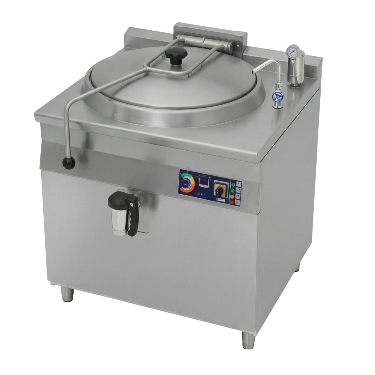 Marmita profesionala electrica 100 Lt, Incalzire Indirecta, Alimentare Automata, 18 kW, 90*90*90 cm - 3