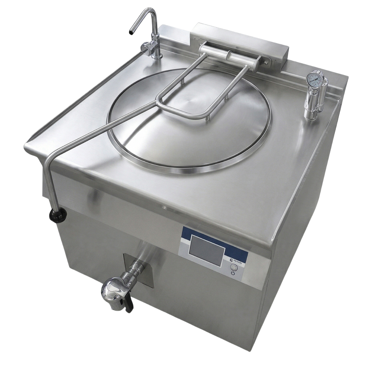 Marmita profesionala electrica 80 Lt, Incalzire Indirecta, Ecran Tactil, Alimentare Automata, 12 kW, 80*70*90 cm - 2