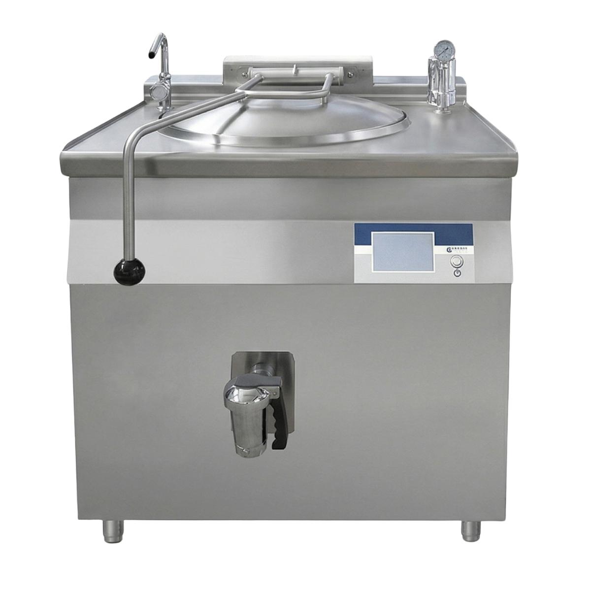 Marmita profesionala electrica 80 Lt, Incalzire Indirecta, Ecran Tactil, Alimentare Automata, 12 kW, 80*70*90 cm - 3