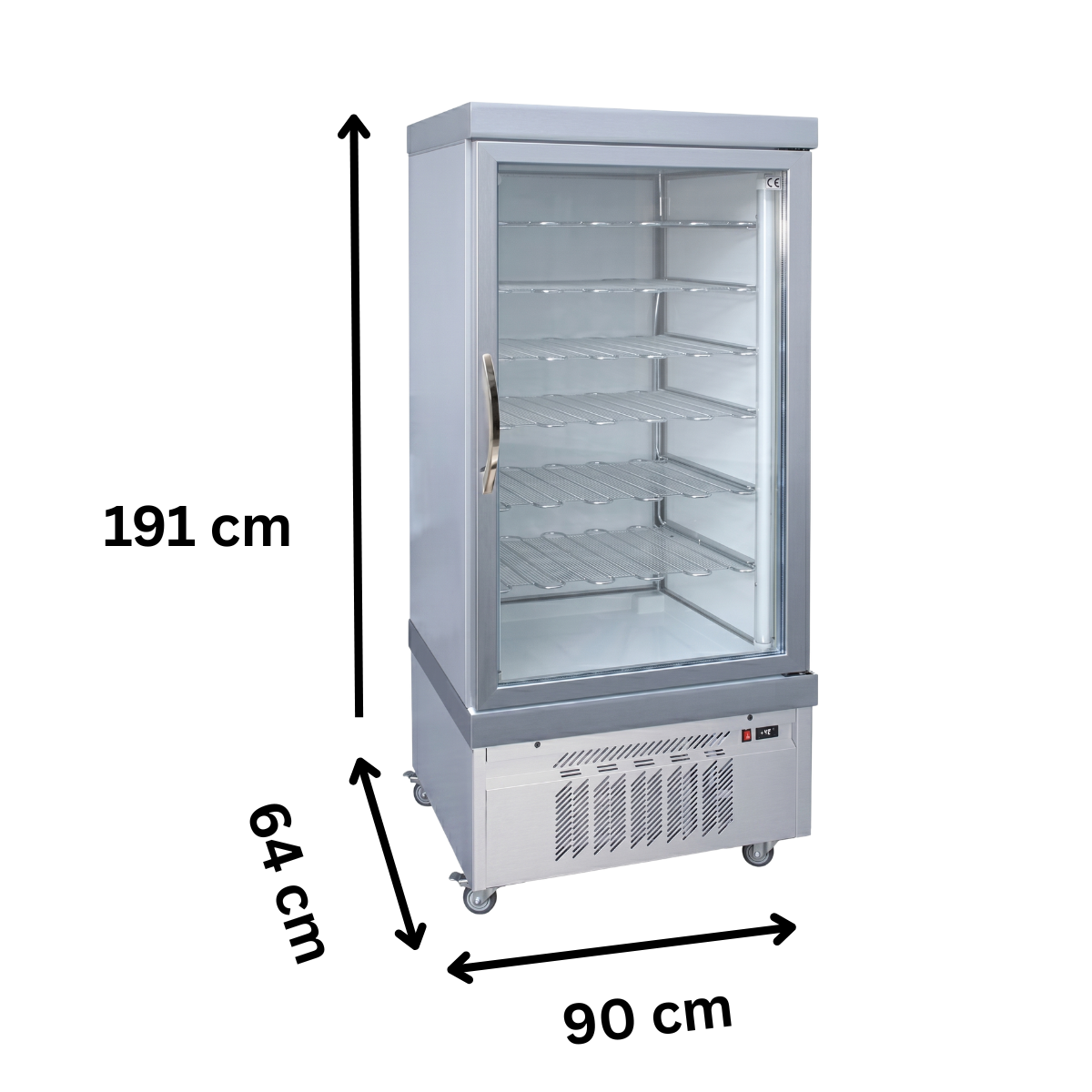 Vitrina frigorifica congelare gelaterie Tekna, temp: -25...+5 °C, racire ventilata No-Frost, 535 lt. 90*64*191 cm - 1