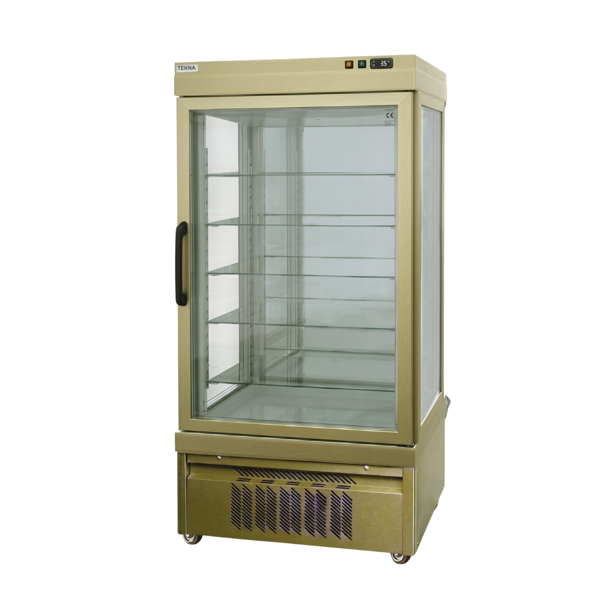 Vitrina frigorifica cofetarie Tekna, temp: +2...+10 °C, racire statica, 620 lt. 90*64*191 cm - 0