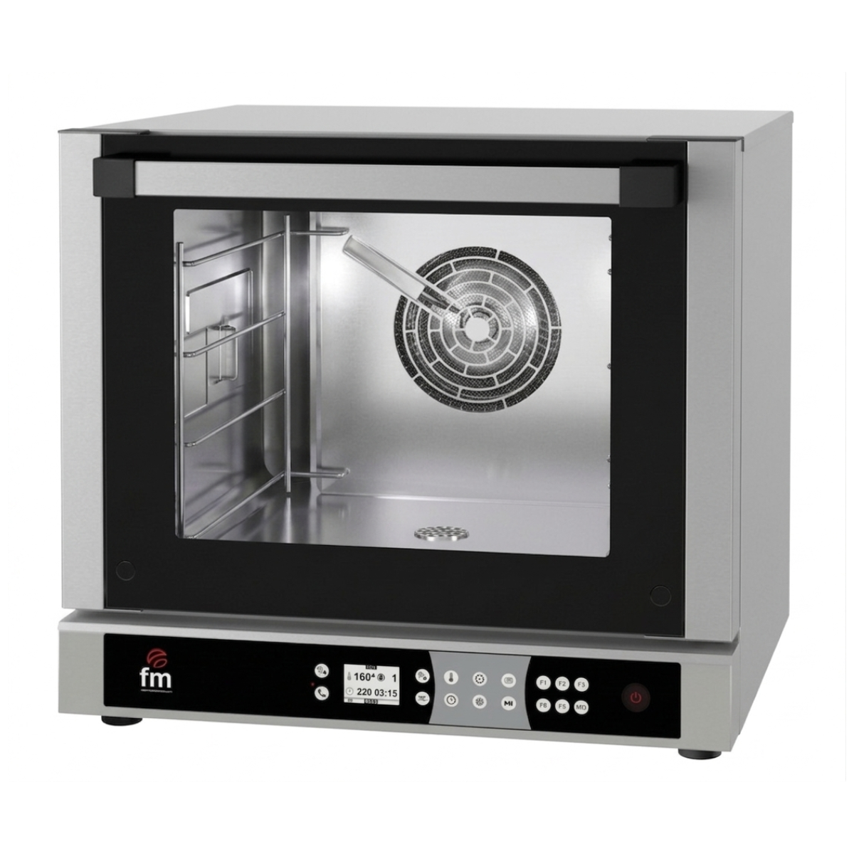 Cuptor profesional patiserie / gastronomie FM electric cu 4 tavi si panou de control electronic - 1