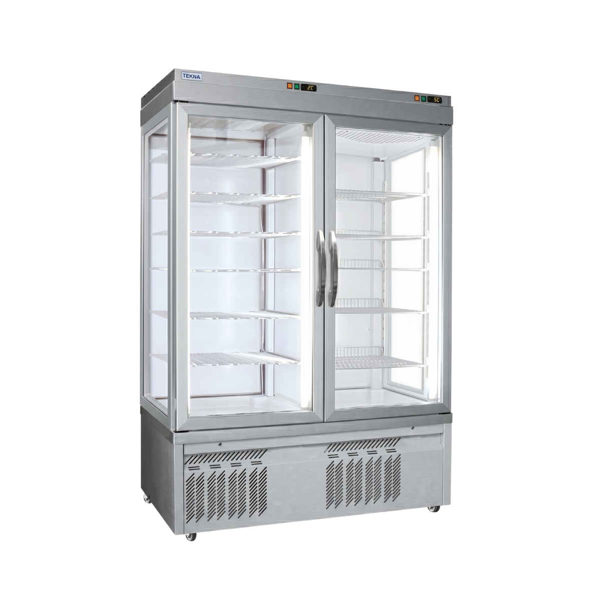 Vitrina frigorifica cofetarie Tekna, temp: +2...+10 °C, racire statica, 915 lt. 132*64*191 cm - 0