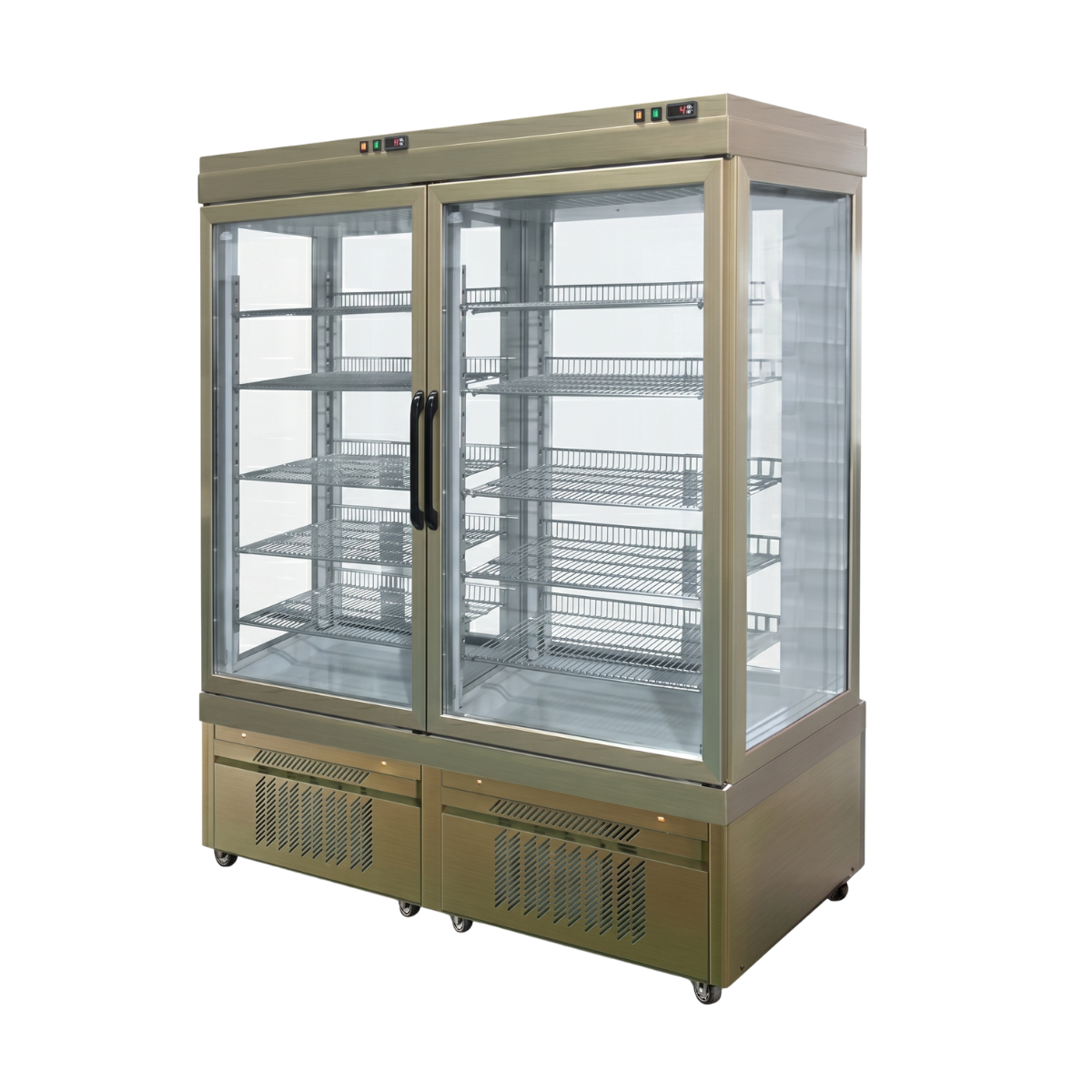 Vitrina frigorifica cofetarie Tekna, temp: -5...+10 °C, racire ventilata No-Frost, 1150 lt. 150*76*191 cm - 0