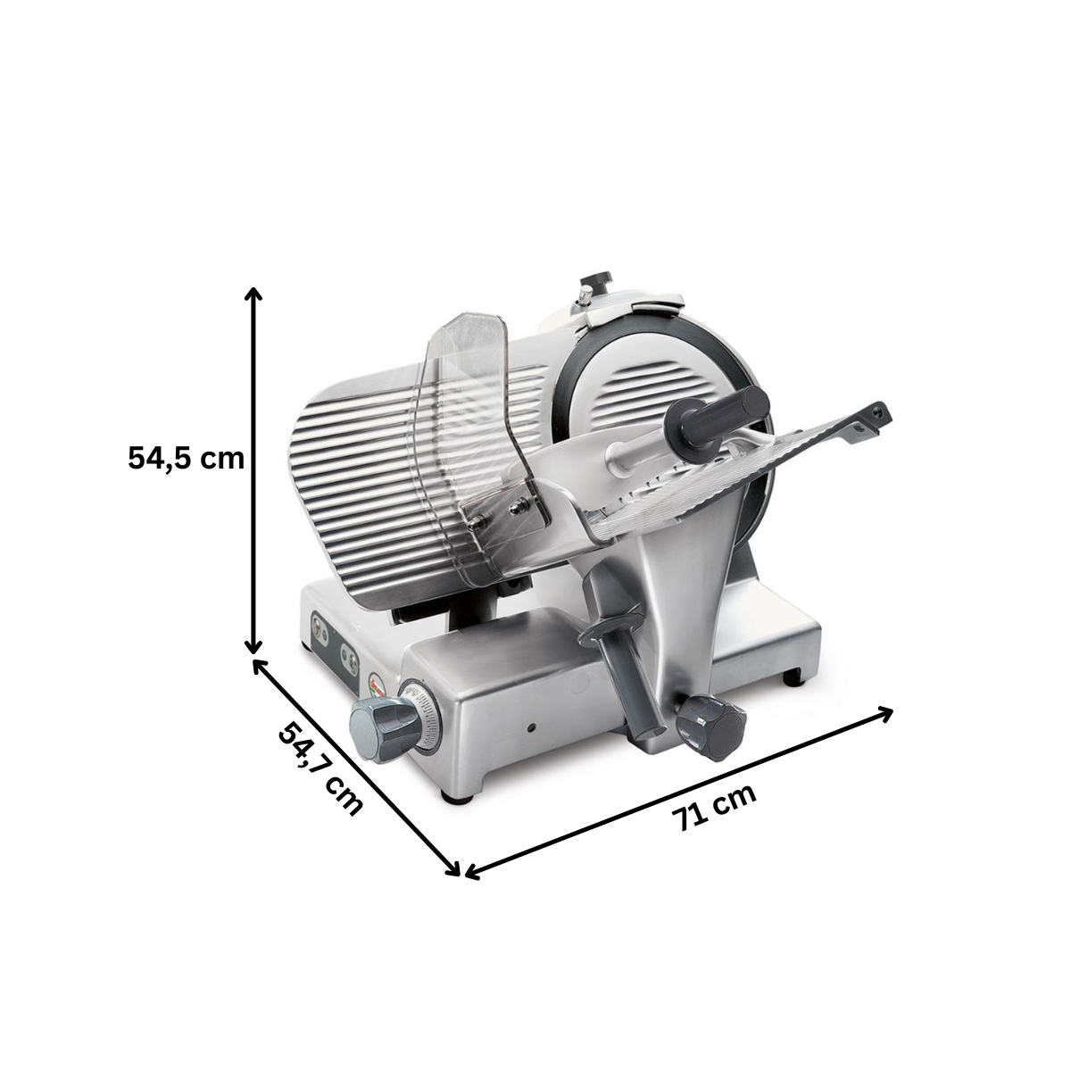 Feliator semiautomat mezeluri, carne si cascaval SIRMAN diametru 30 cm - 4