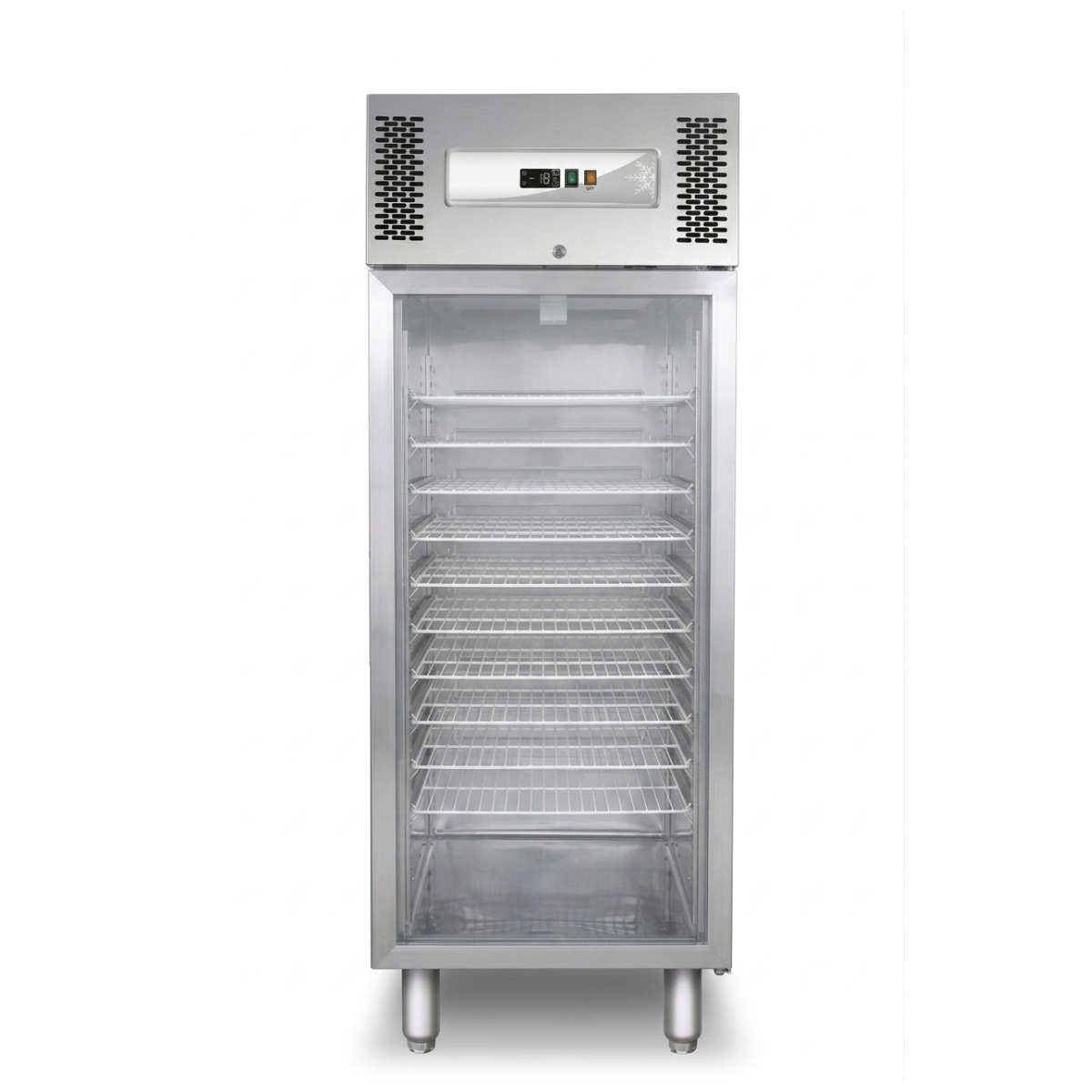 Dulap de congelare vertical pentru gelaterie cu 1 usa, inox, 737 LT, -10°C / -22°C, 10 grilaje, panou de control electronic - 3